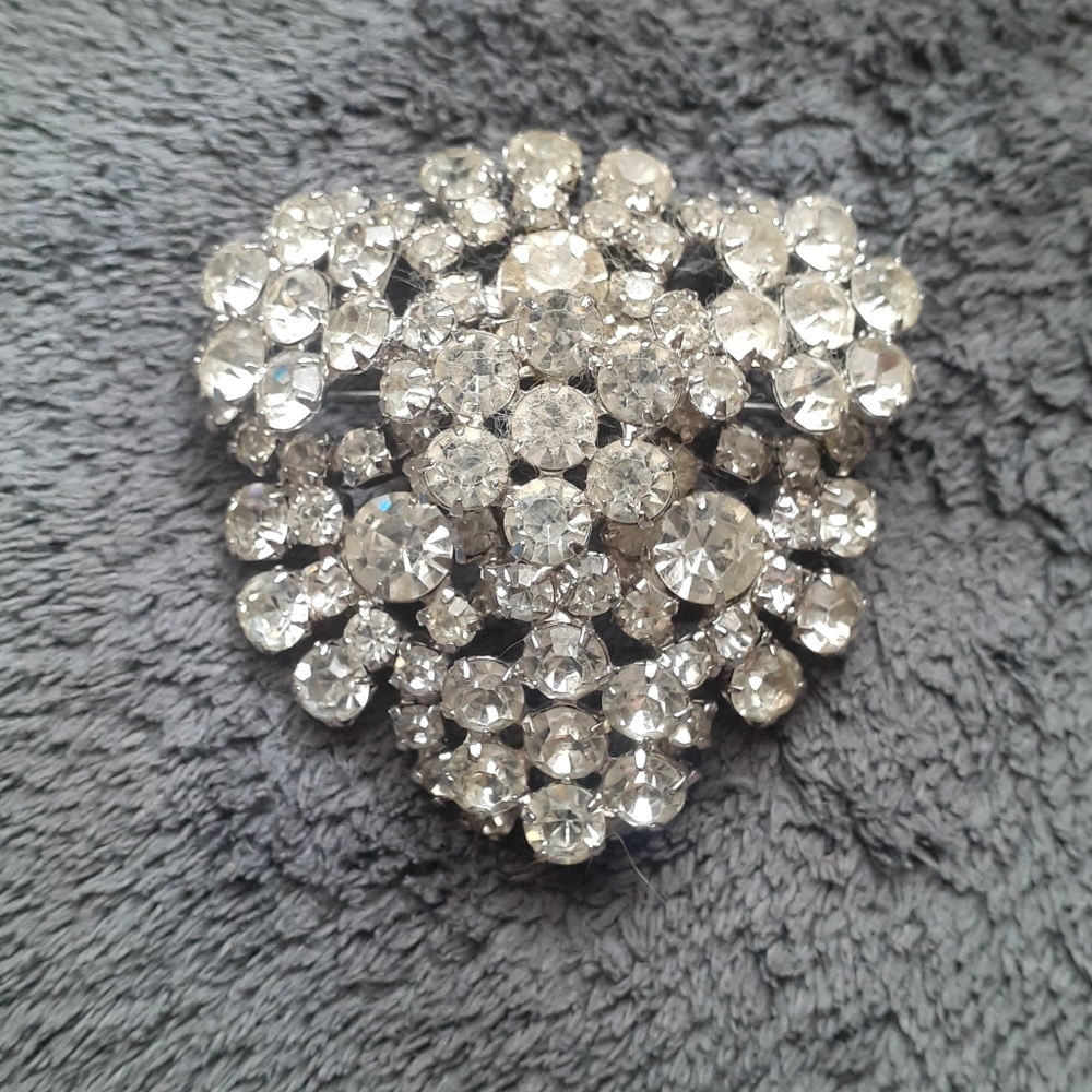 Vintage Rhinestone Brooch